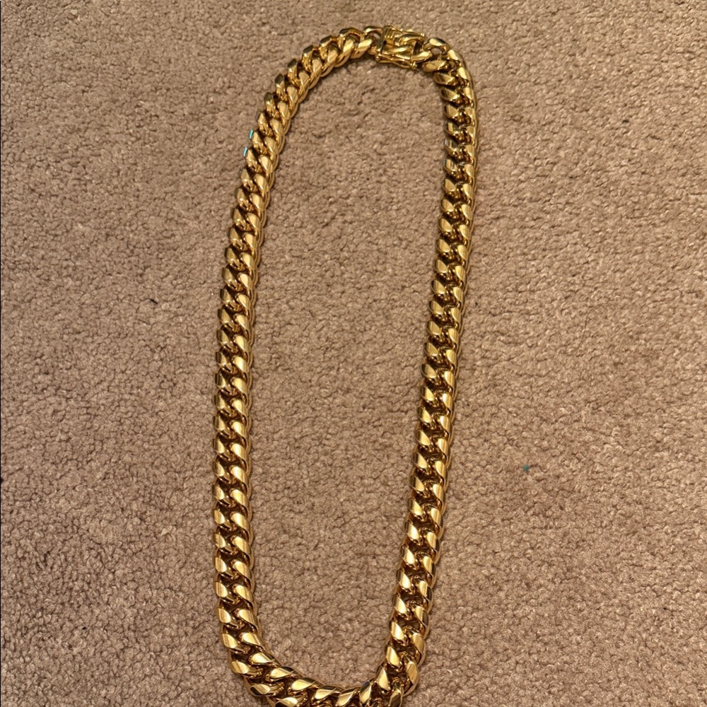 Planet Gold Bold Gold-Tone Necklace